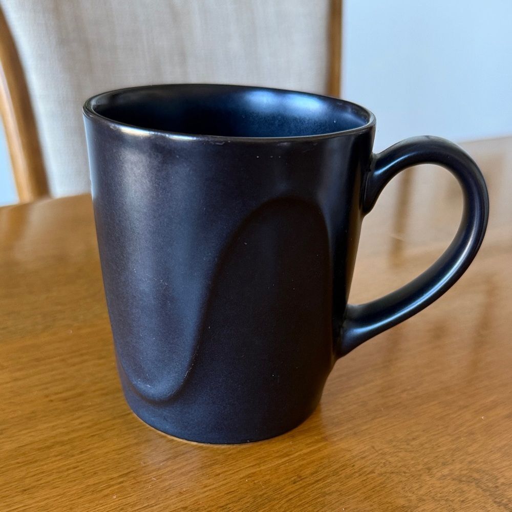 Vintage Dansk Origami Slate mug